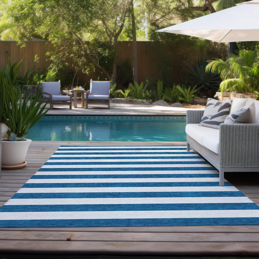 Chantille ACN528 Blue 5' x 7'6" Rug. Picture 10