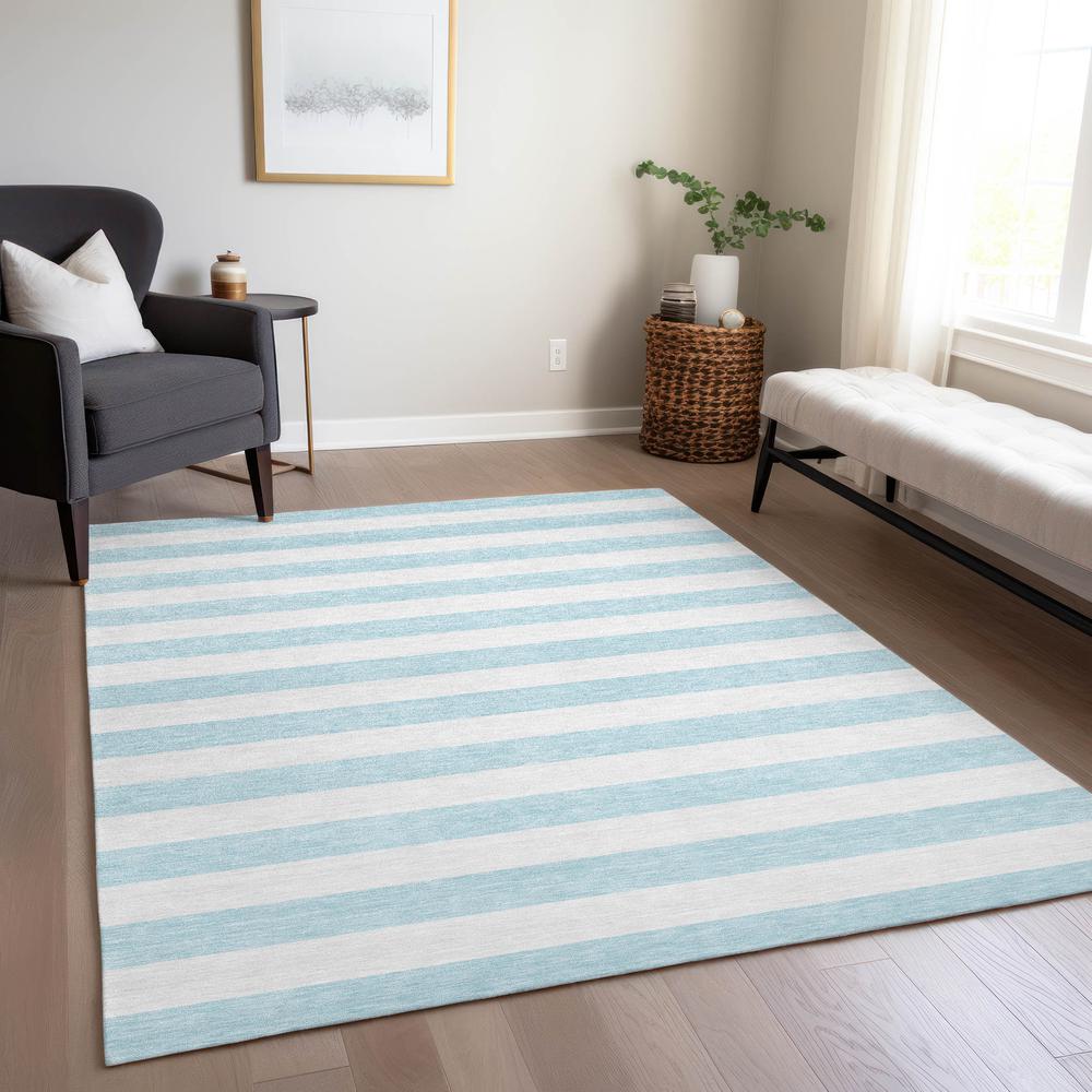 Chantille ACN528 Blue 5' x 7'6" Rug. Picture 7