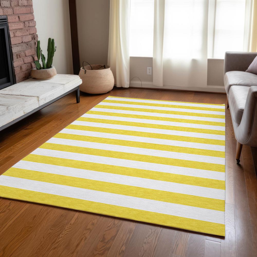 Chantille ACN528 Gold 5' x 7'6" Rug. Picture 7