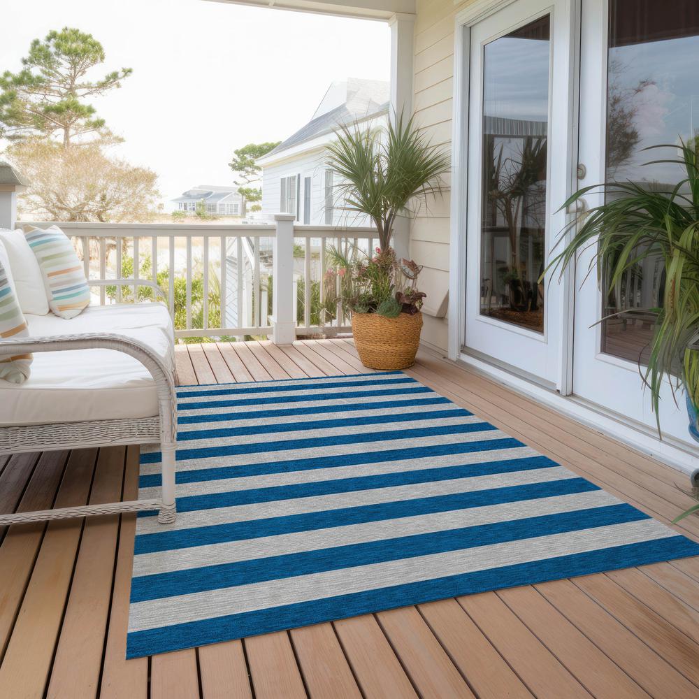 Chantille ACN530 Blue 5' x 7'6" Rug. Picture 8