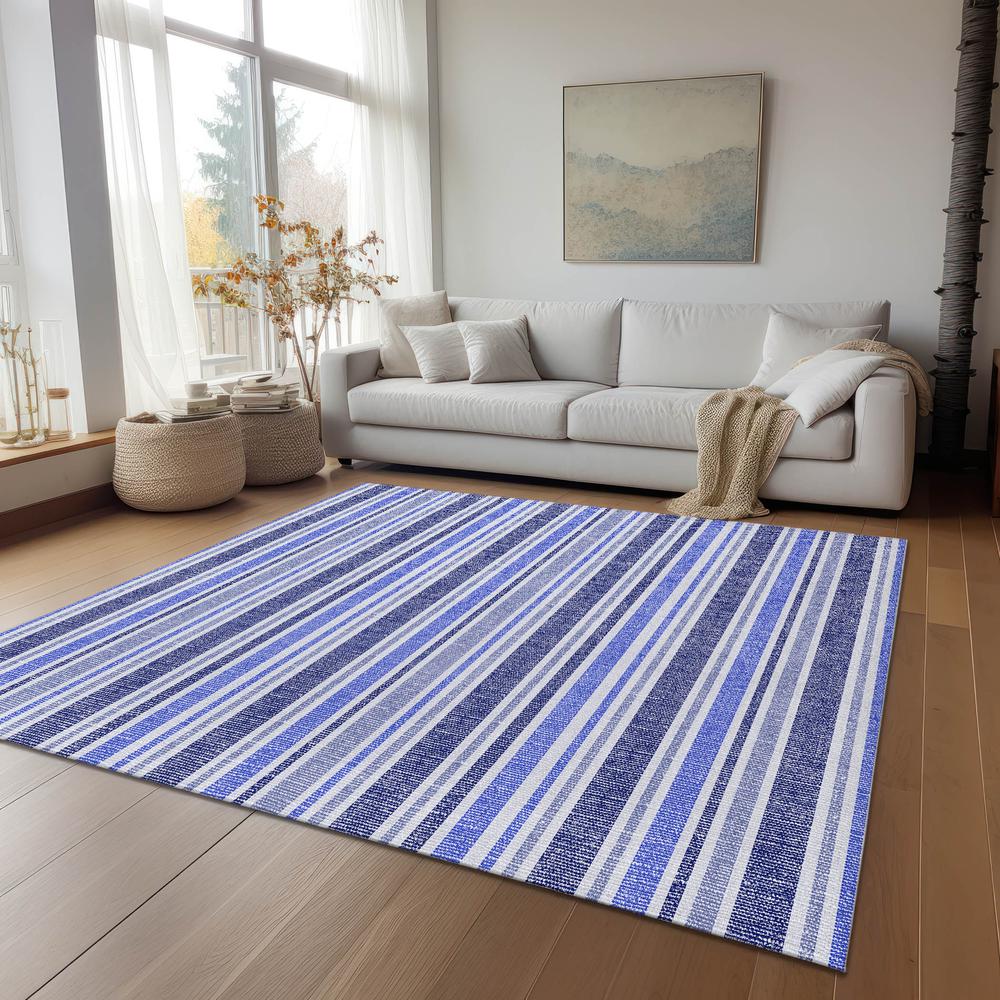 Chantille ACN531 Blue 5' x 7'6" Rug. Picture 7