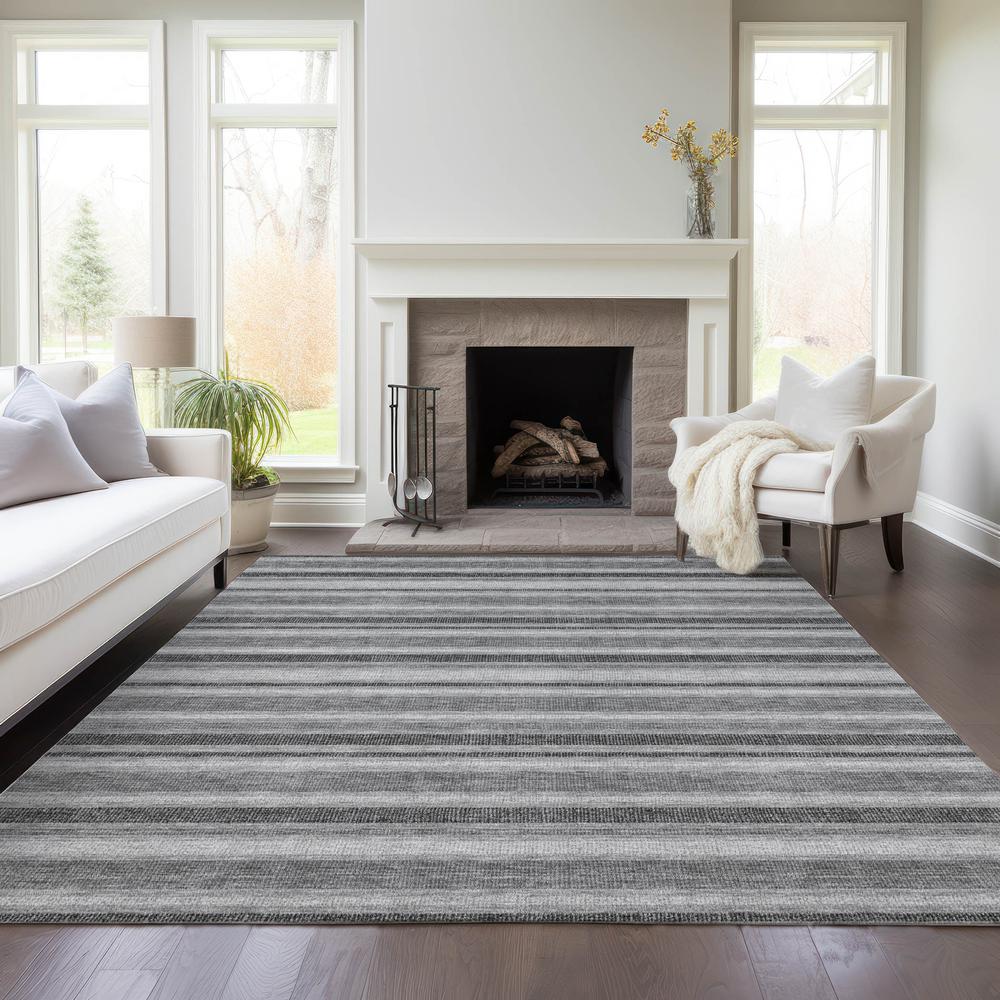 Chantille ACN531 Gray 5' x 7'6" Rug. Picture 7