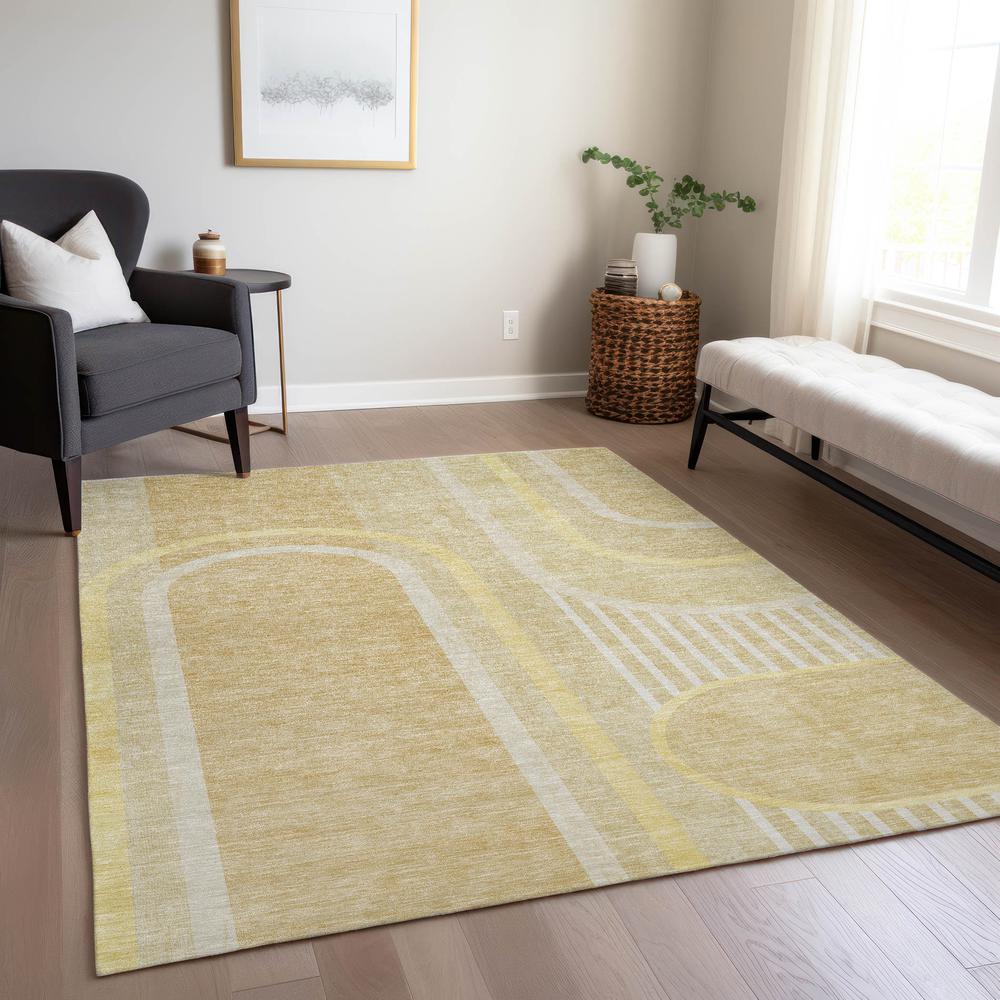 Chantille ACN532 Brown 5' x 7'6" Rug. Picture 8