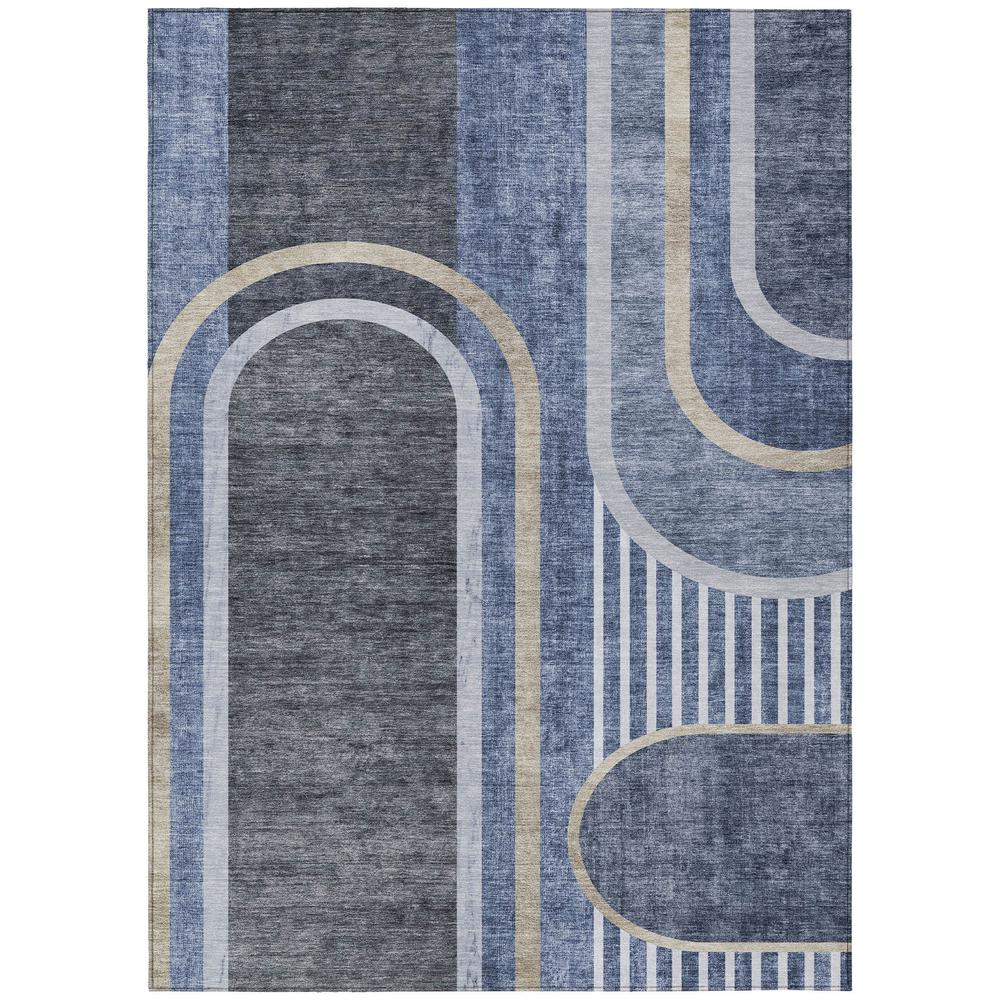 Chantille ACN532 Blue 5' x 7'6" Rug. Picture 1