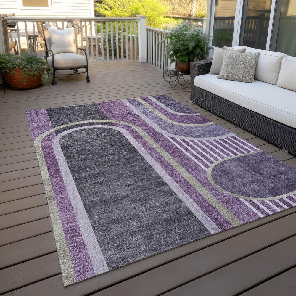 Chantille ACN532 Purple 5' x 7'6" Rug. Picture 9