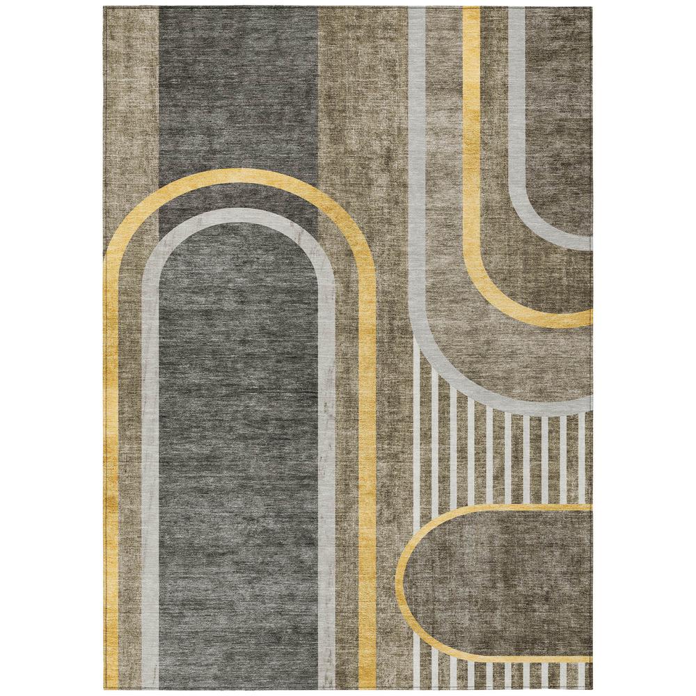 Chantille ACN532 Brown 5' x 7'6" Rug. Picture 1