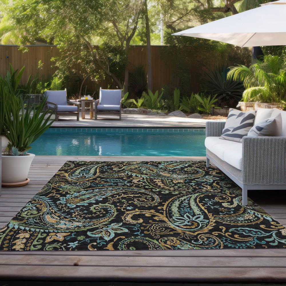 Chantille ACN533 Black 5' x 7'6" Rug. Picture 9