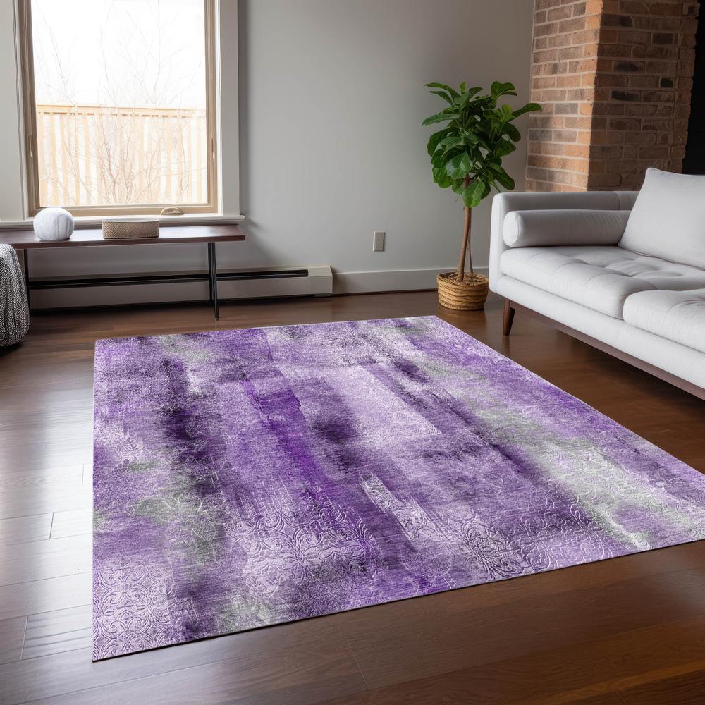 Chantille ACN537 Purple 5' x 7'6" Rug. Picture 6