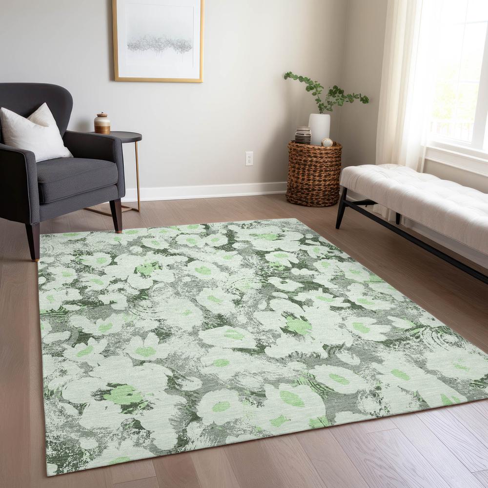Chantille ACN538 Green 5' x 7'6" Rug. Picture 7