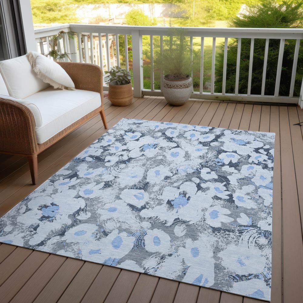 Chantille ACN538 Blue 5' x 7'6" Rug. Picture 8