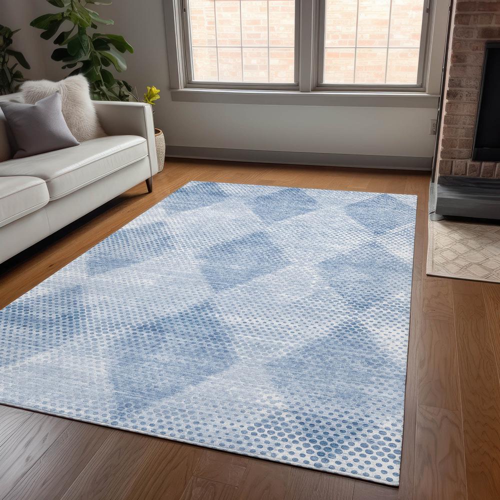 Chantille ACN539 Blue 5' x 7'6" Rug. Picture 6