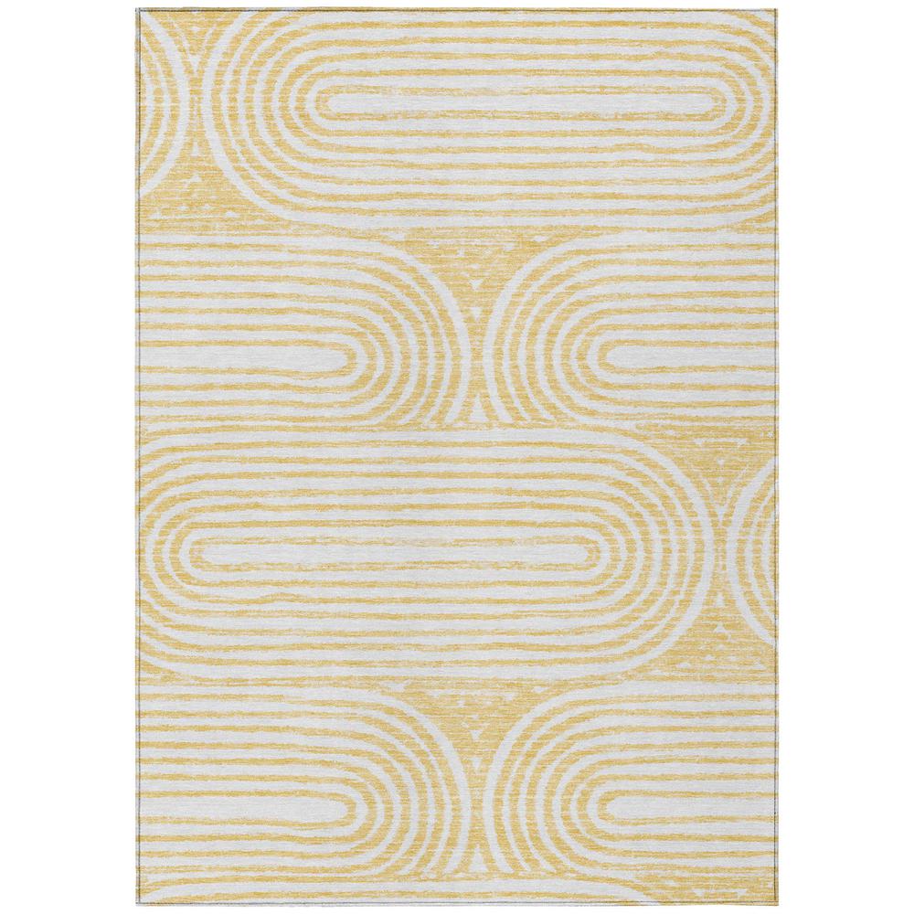 Chantille ACN540 Gold 5' x 7'6" Rug. Picture 1