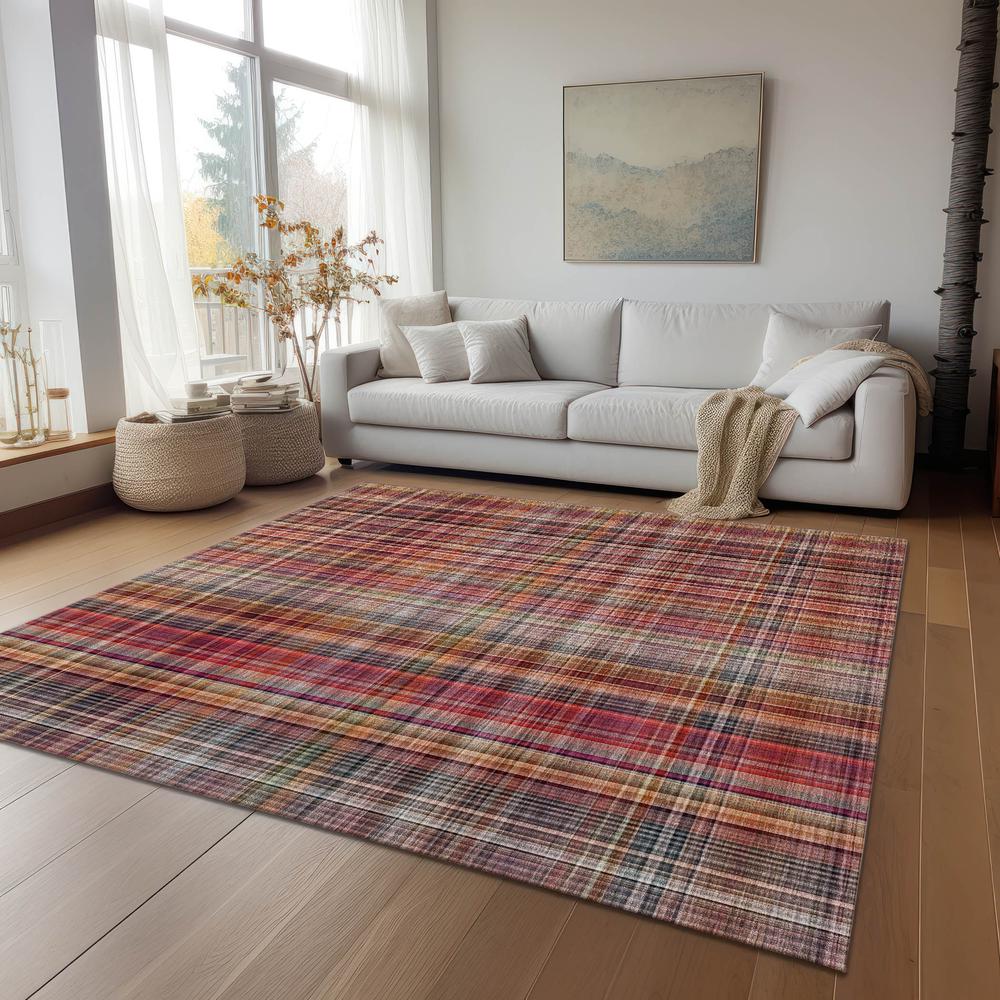 Chantille ACN541 Red 5' x 7'6" Rug. Picture 7