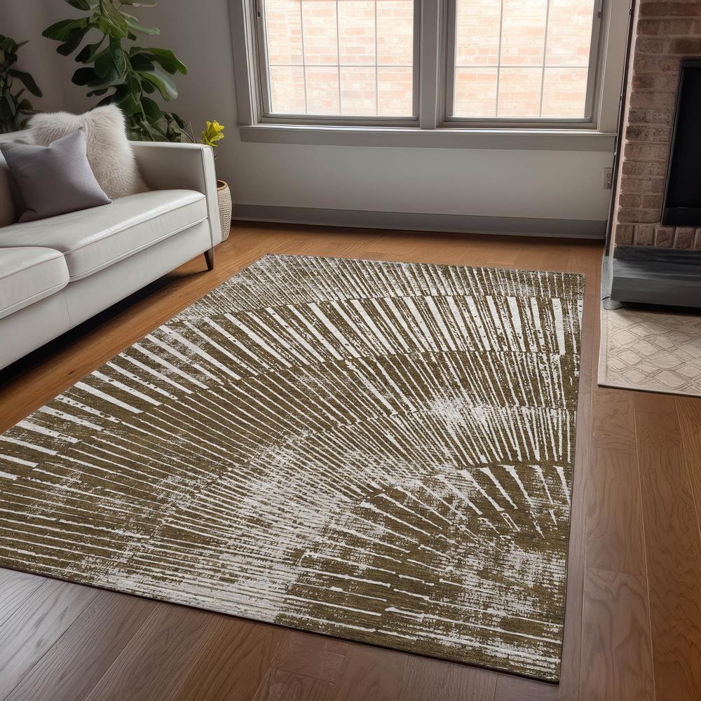 Chantille ACN542 Brown 5' x 7'6" Rug. Picture 7