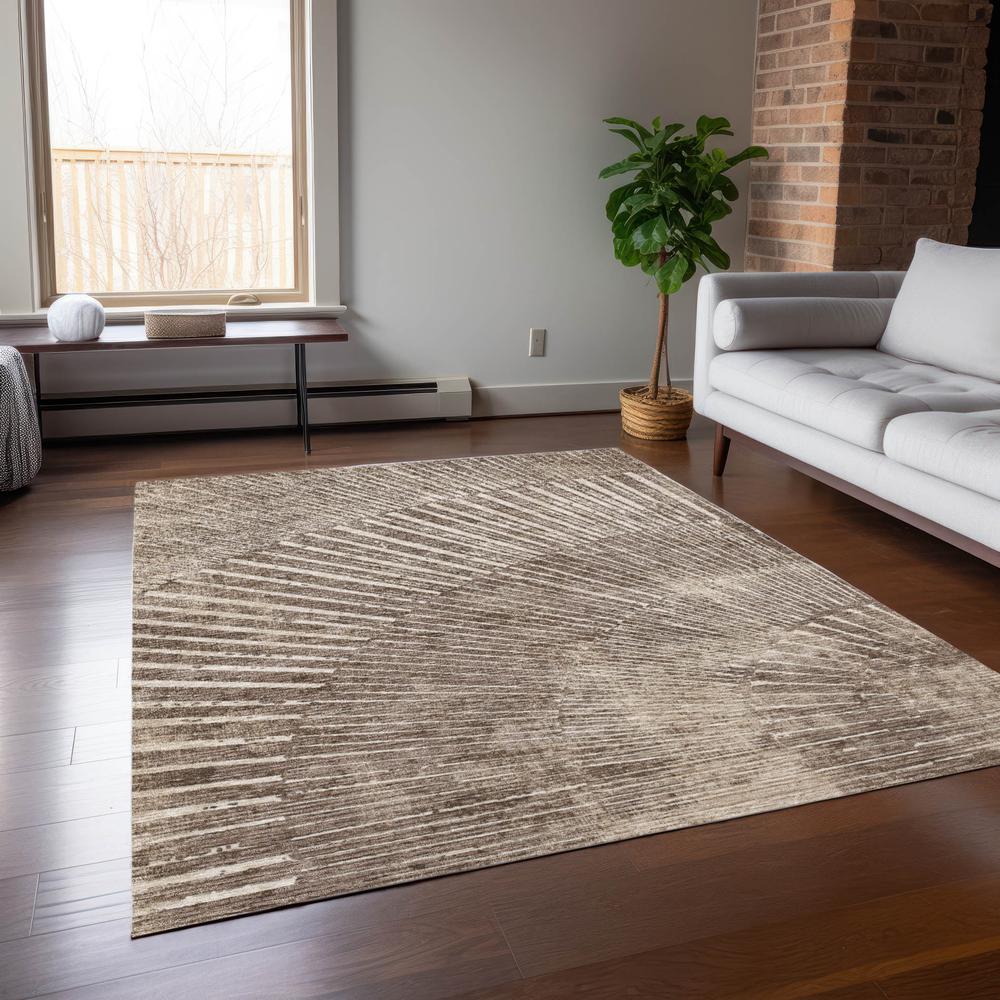 Chantille ACN542 Brown 5' x 7'6" Rug. Picture 6