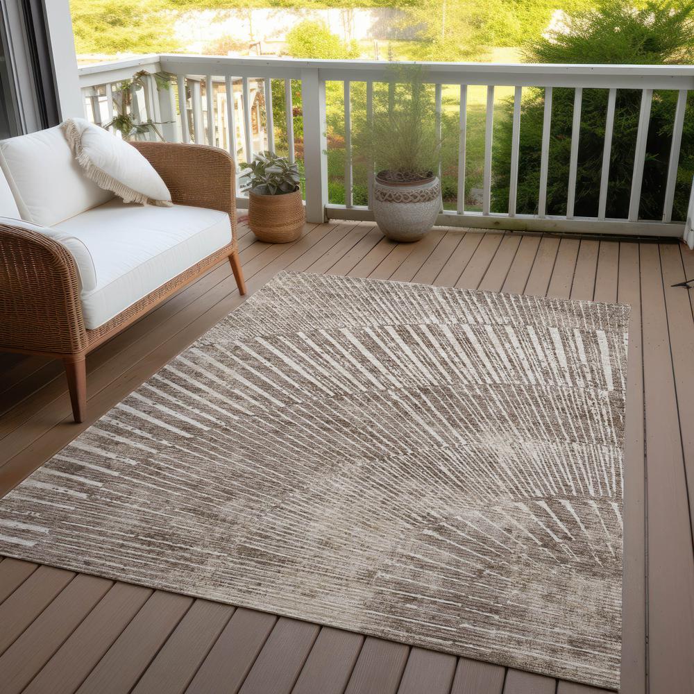 Chantille ACN542 Brown 5' x 7'6" Rug. Picture 8
