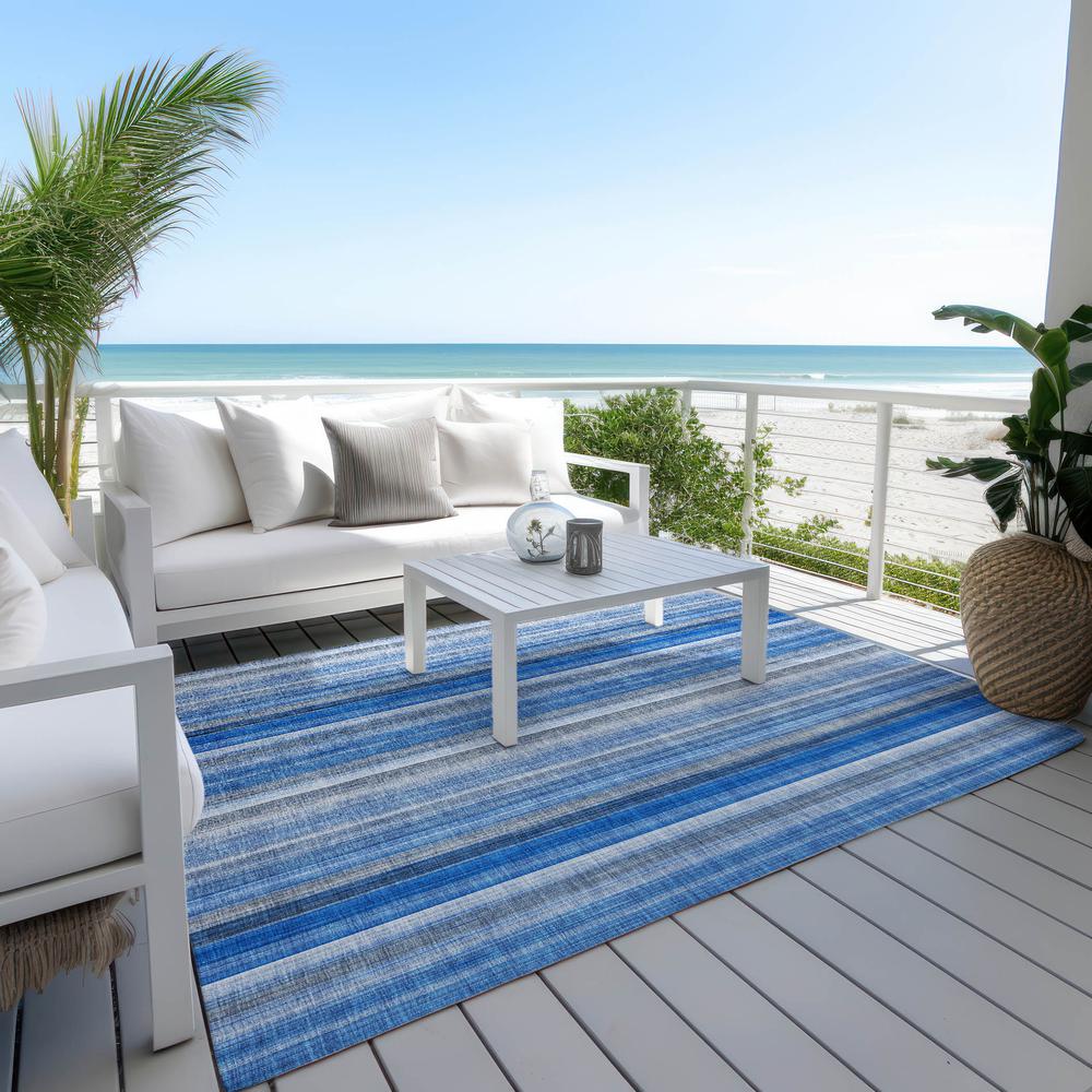 Chantille ACN543 Blue 5' x 7'6" Rug. Picture 8