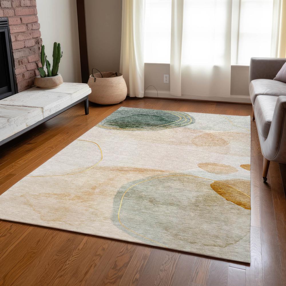 Chantille ACN545 Brown 5' x 7'6" Rug. Picture 7