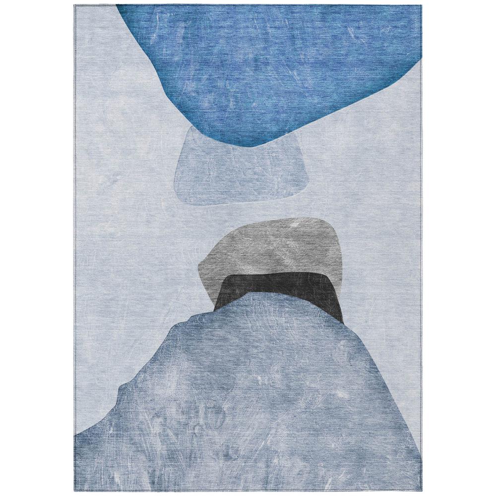 Chantille ACN547 Blue 5' x 7'6" Rug. Picture 1