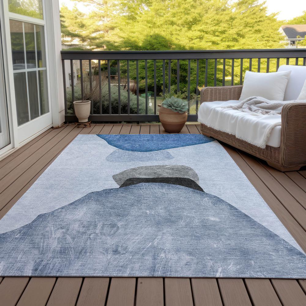 Chantille ACN547 Blue 5' x 7'6" Rug. Picture 8