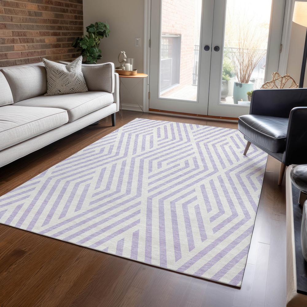 Chantille ACN550 Purple 5' x 7'6" Rug. Picture 6