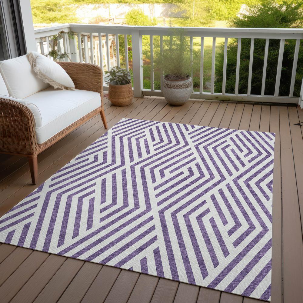Chantille ACN550 Purple 5' x 7'6" Rug. Picture 8