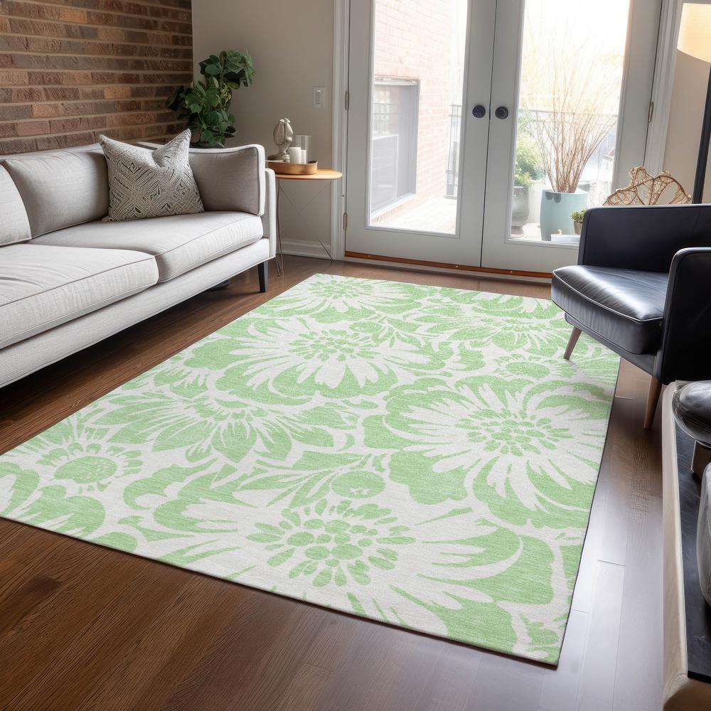 Chantille ACN551 Green 5' x 7'6" Rug. Picture 6