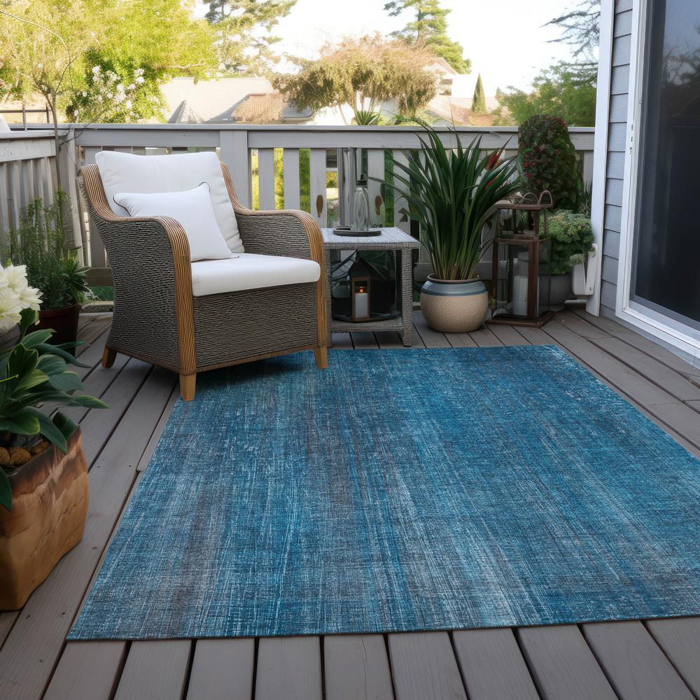 Chantille ACN552 Blue 5' x 7'6" Rug. Picture 10