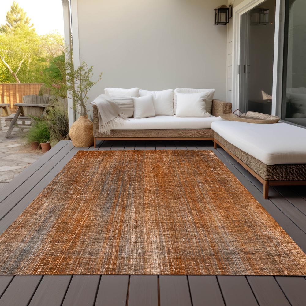 Chantille ACN552 Orange 5' x 7'6" Rug. Picture 9