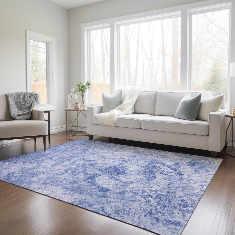 Chantille ACN553 Blue 5' x 7'6" Rug. Picture 6