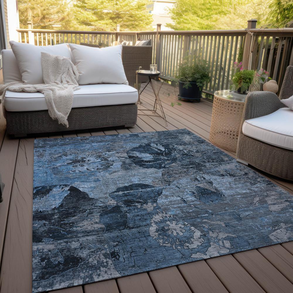 Chantille ACN555 Blue 5' x 7'6" Rug. Picture 9