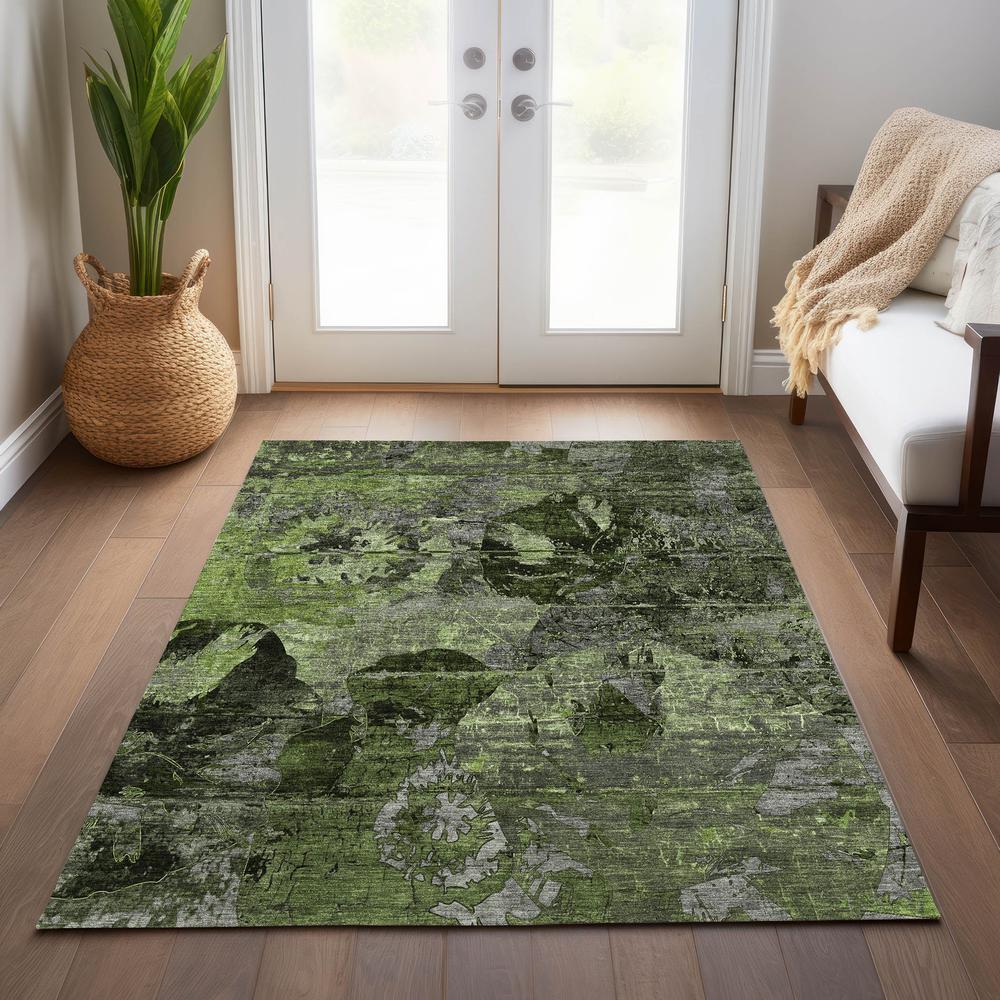 Chantille ACN555 Green 5' x 7'6" Rug. Picture 7