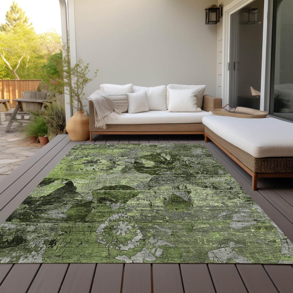 Chantille ACN555 Green 5' x 7'6" Rug. Picture 9