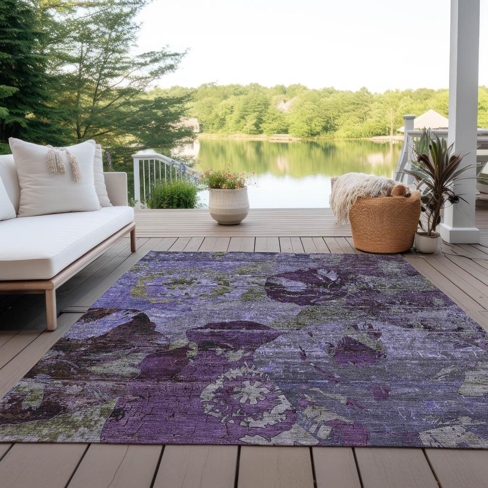 Chantille ACN555 Purple 5' x 7'6" Rug. Picture 8
