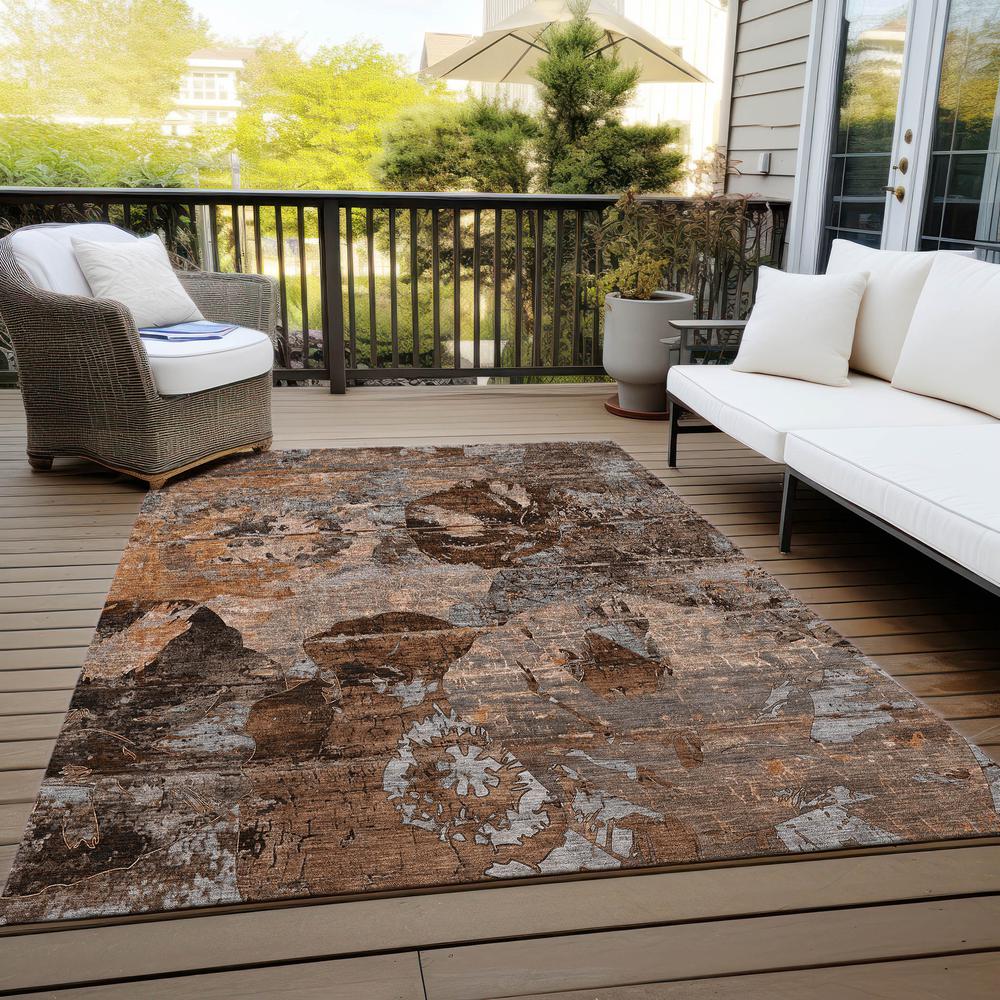 Chantille ACN555 Orange 5' x 7'6" Rug. Picture 8
