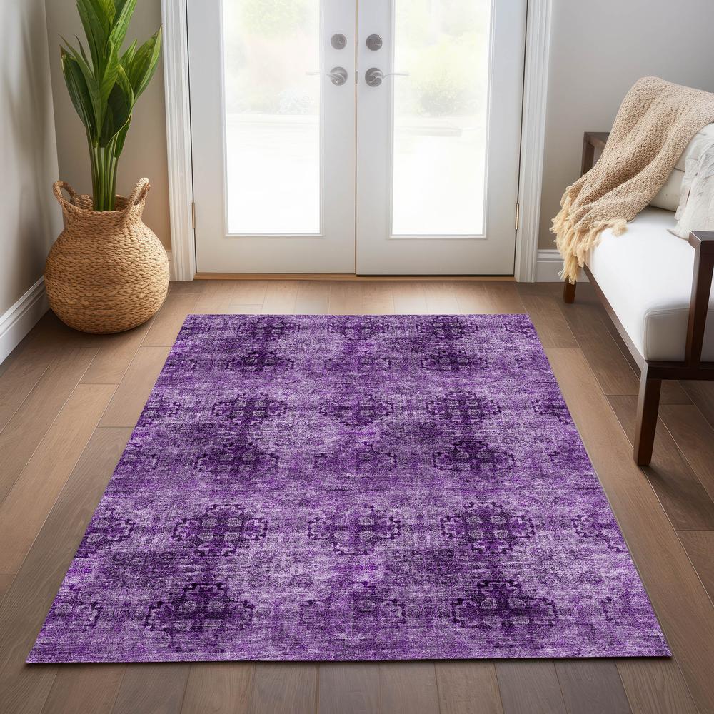 Chantille ACN557 Purple 5' x 7'6" Rug. Picture 7