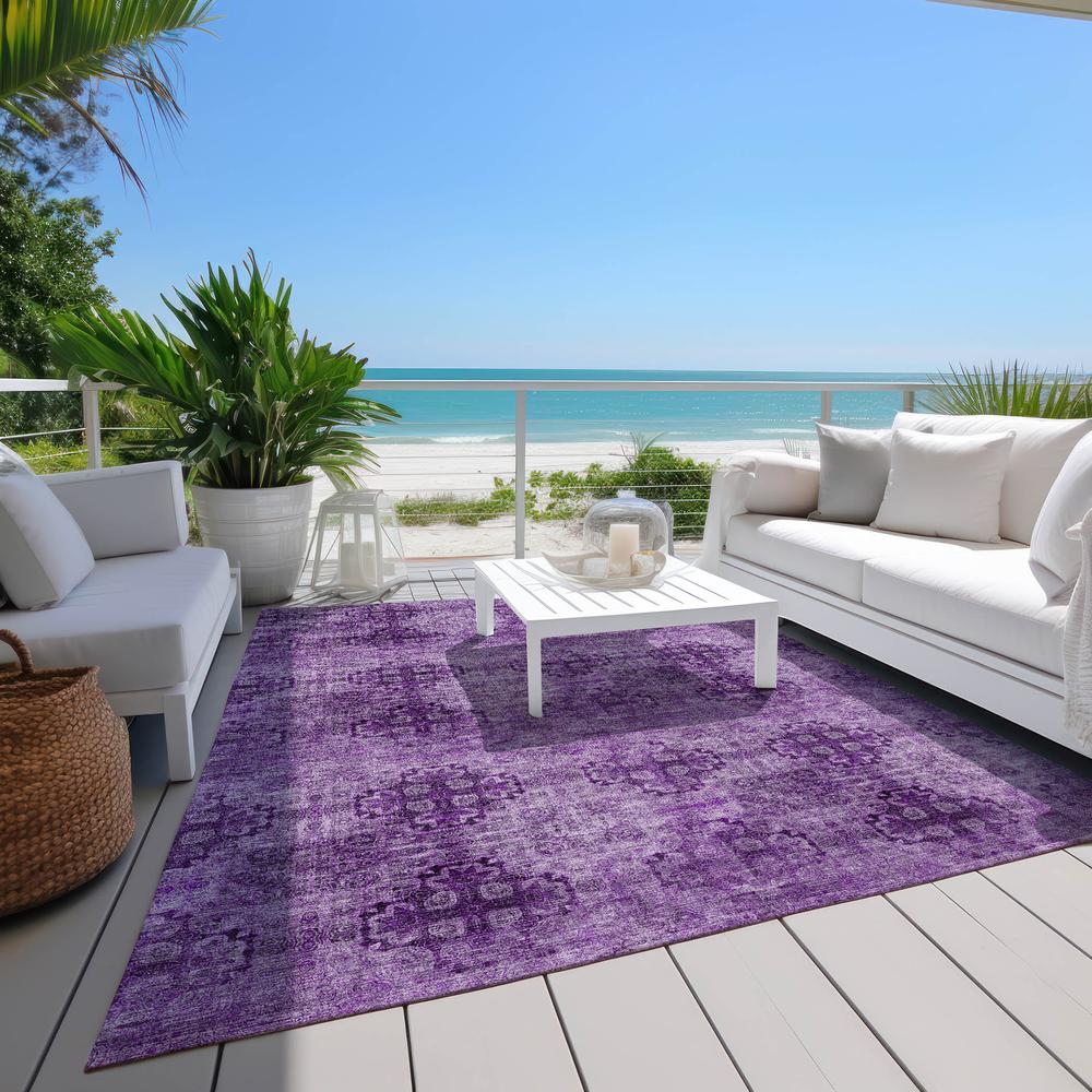 Chantille ACN557 Purple 5' x 7'6" Rug. Picture 8
