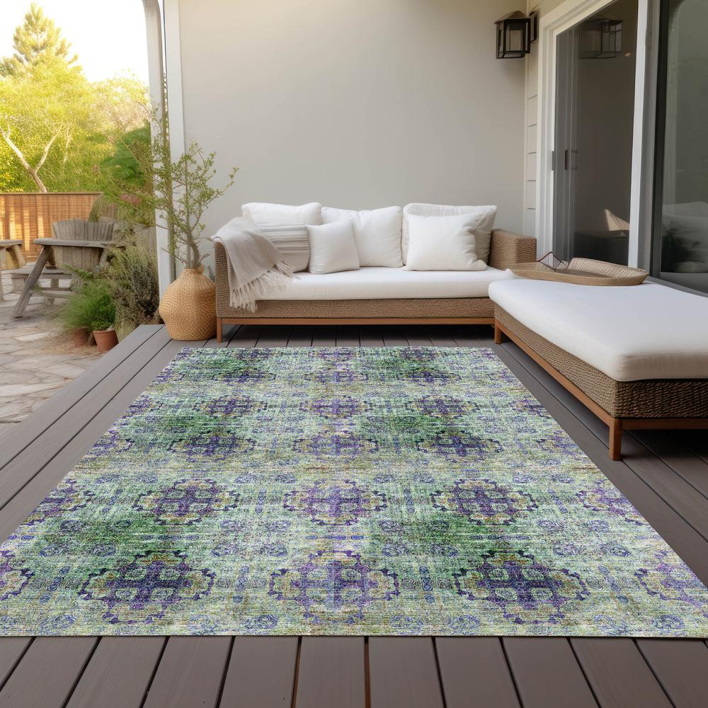 Chantille ACN557 Purple 5' x 7'6" Rug. Picture 9