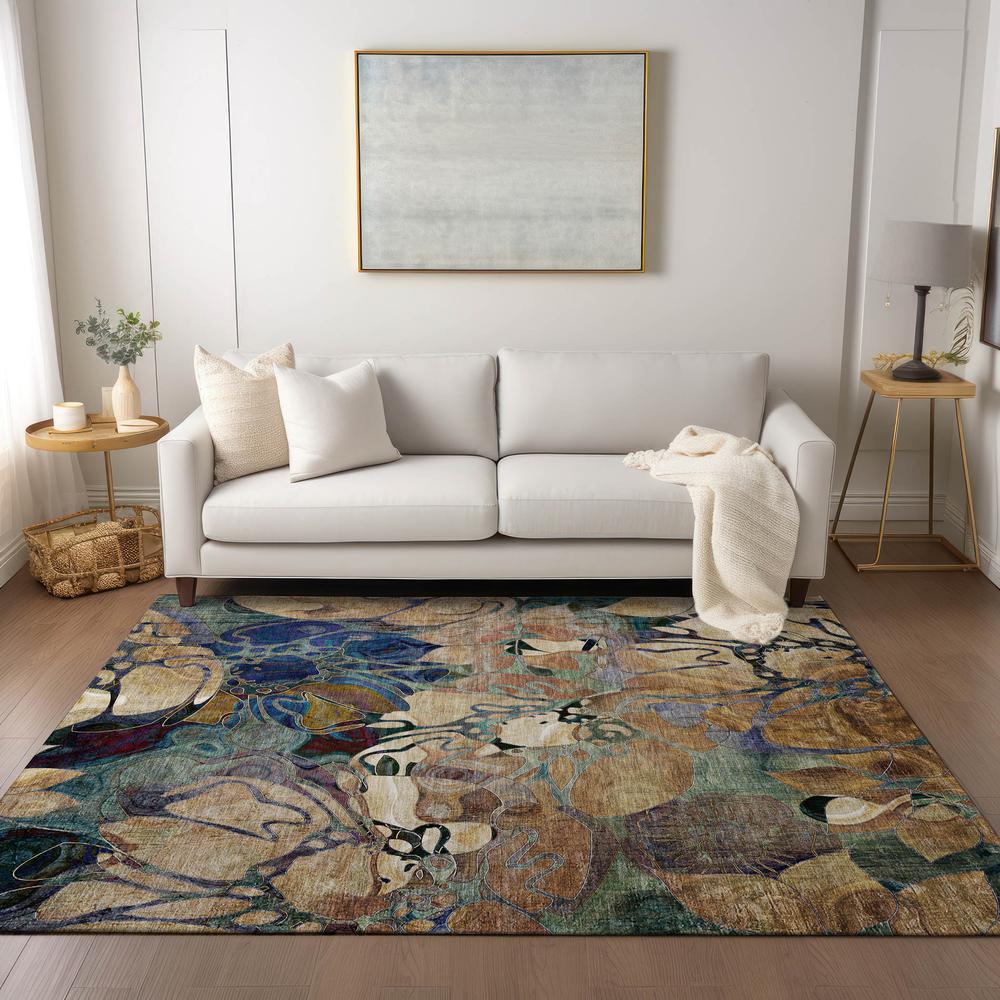 Chantille ACN558 Brown 5' x 7'6" Rug. Picture 6