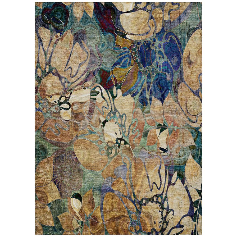 Chantille ACN558 Brown 5' x 7'6" Rug. Picture 1