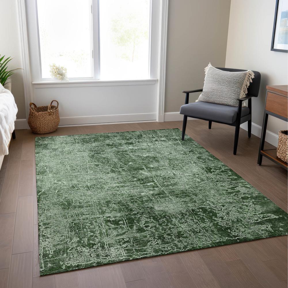 Chantille ACN559 Green 5' x 7'6" Rug. Picture 7