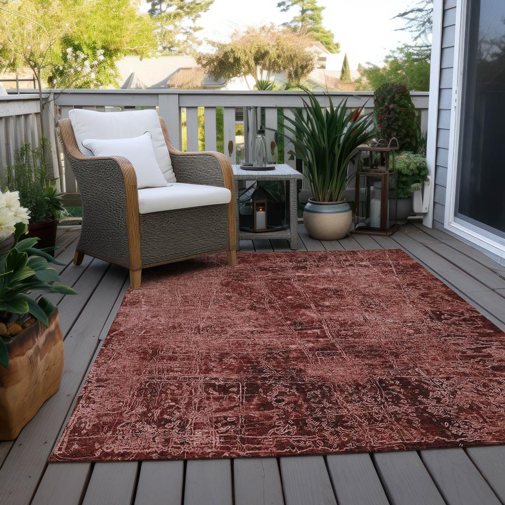 Chantille ACN559 Red 5' x 7'6" Rug. Picture 9