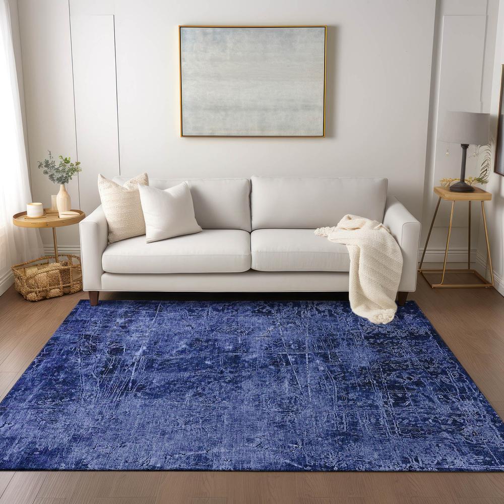 Chantille ACN559 Blue 5' x 7'6" Rug. Picture 6