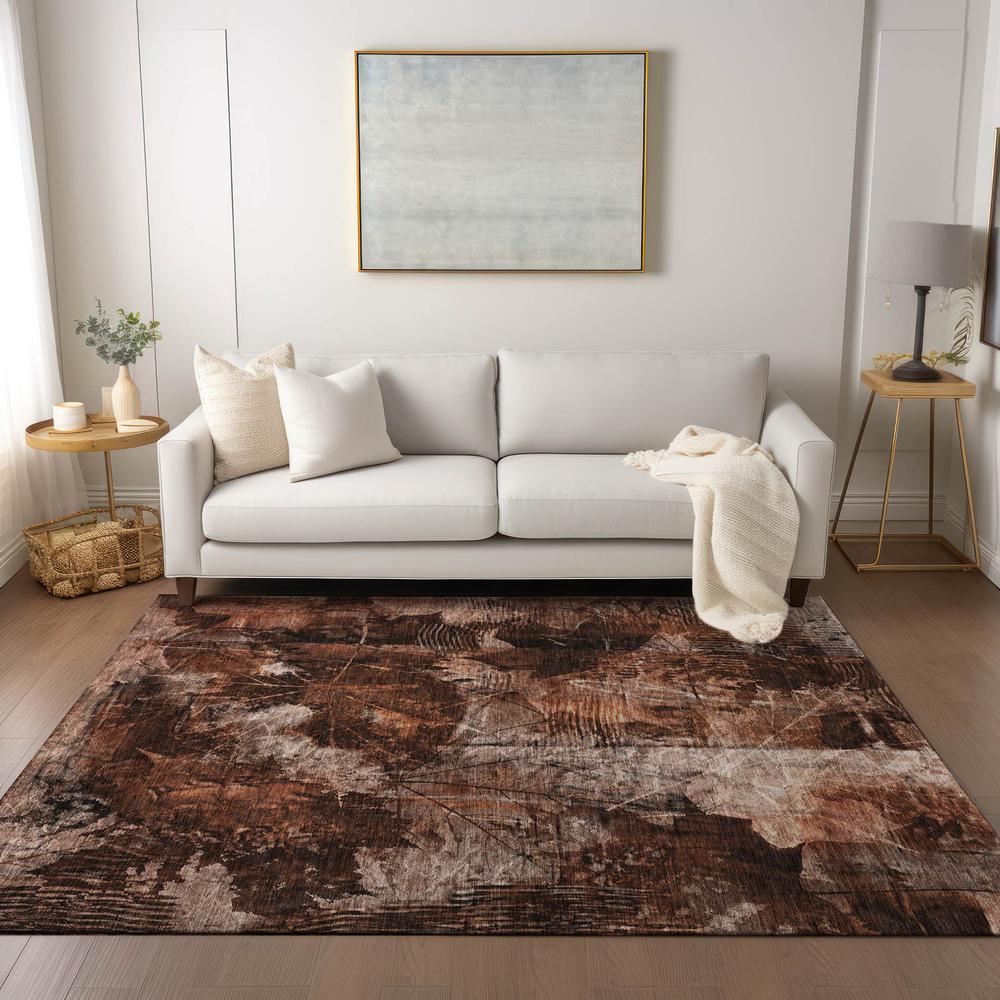 Chantille ACN560 Orange 5' x 7'6" Rug. Picture 6