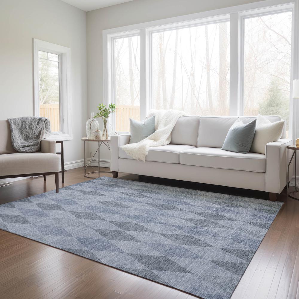 Chantille ACN561 Blue 5' x 7'6" Rug. Picture 6