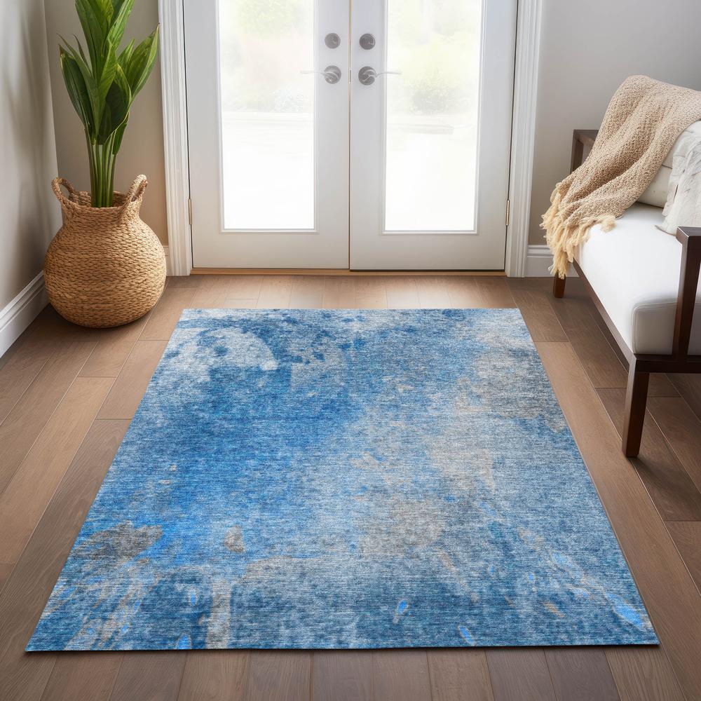 Chantille ACN562 Blue 5' x 7'6" Rug. Picture 8
