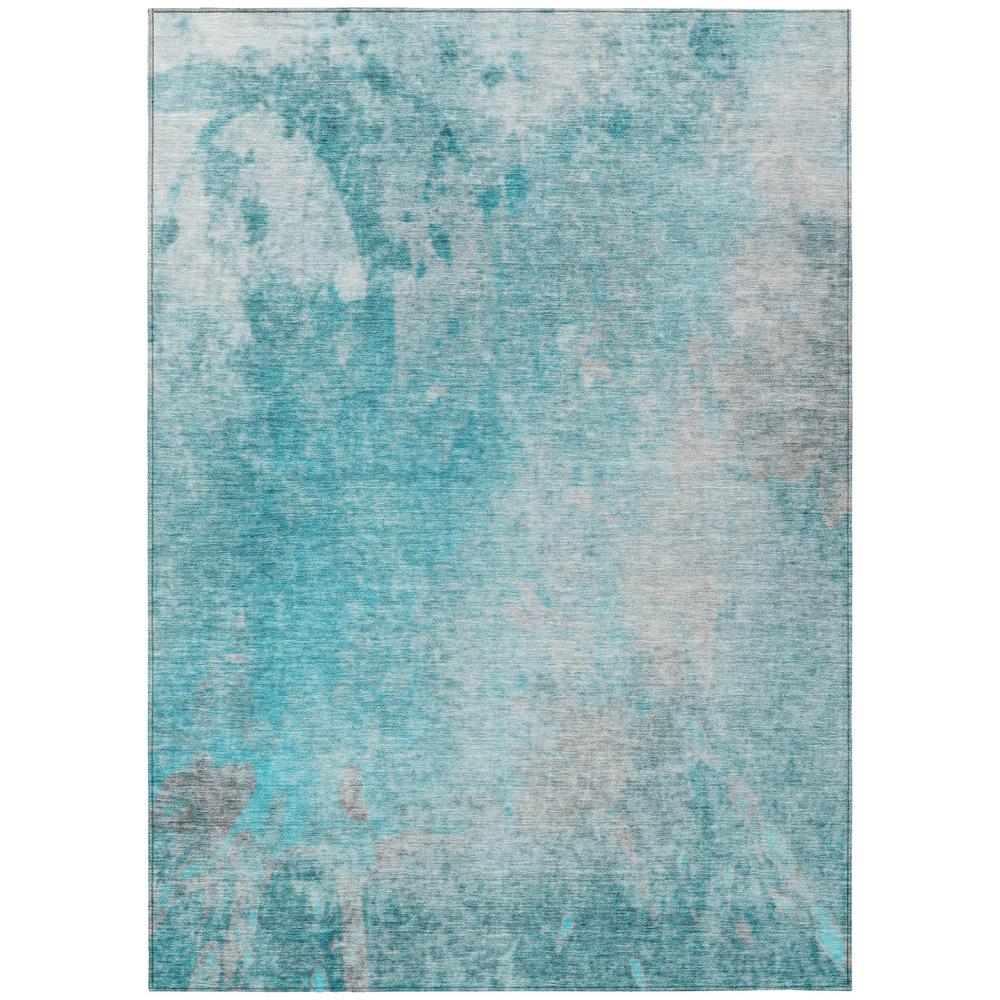 Chantille ACN562 Teal 5' x 7'6" Rug. Picture 1