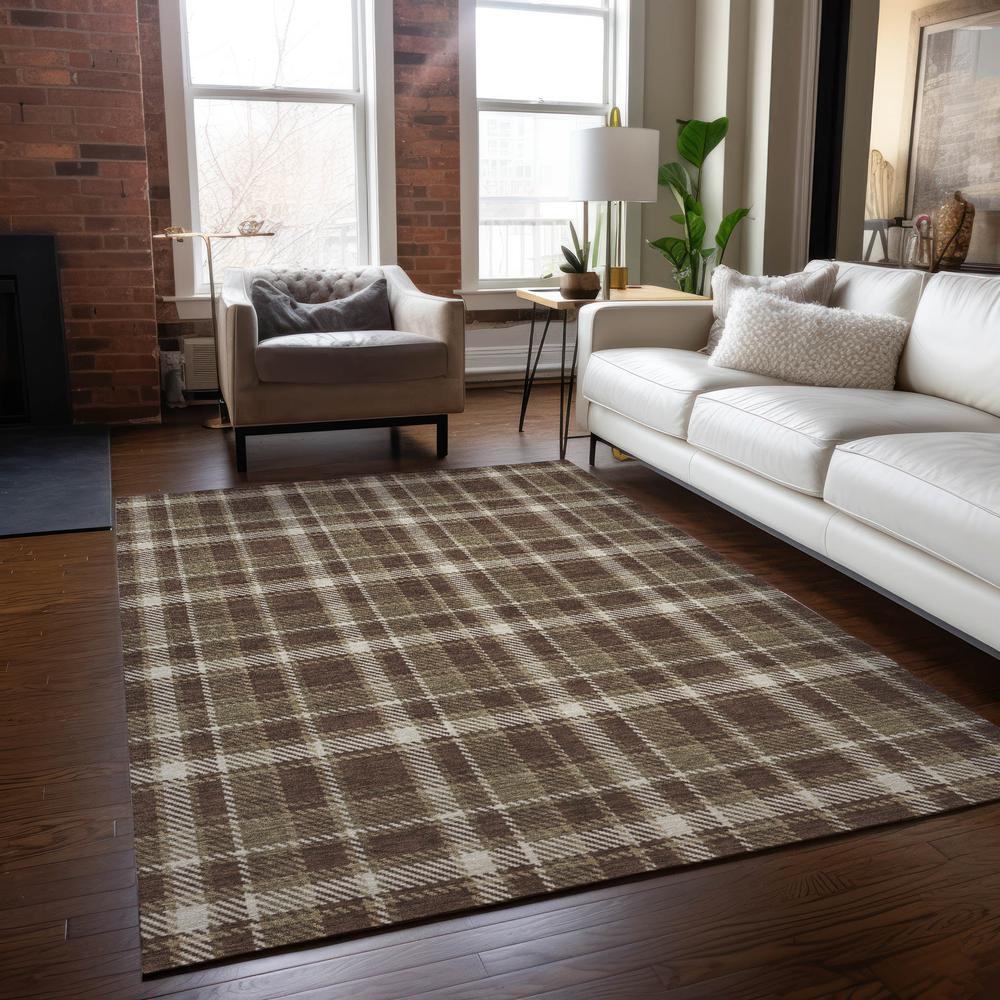 Chantille ACN563 Brown 5' x 7'6" Rug. Picture 6