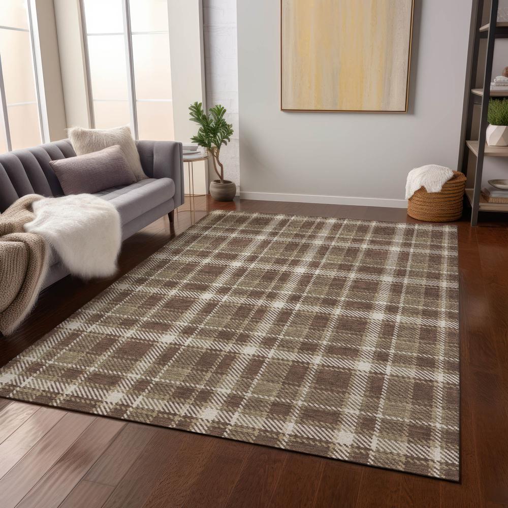 Chantille ACN563 Brown 5' x 7'6" Rug. Picture 7