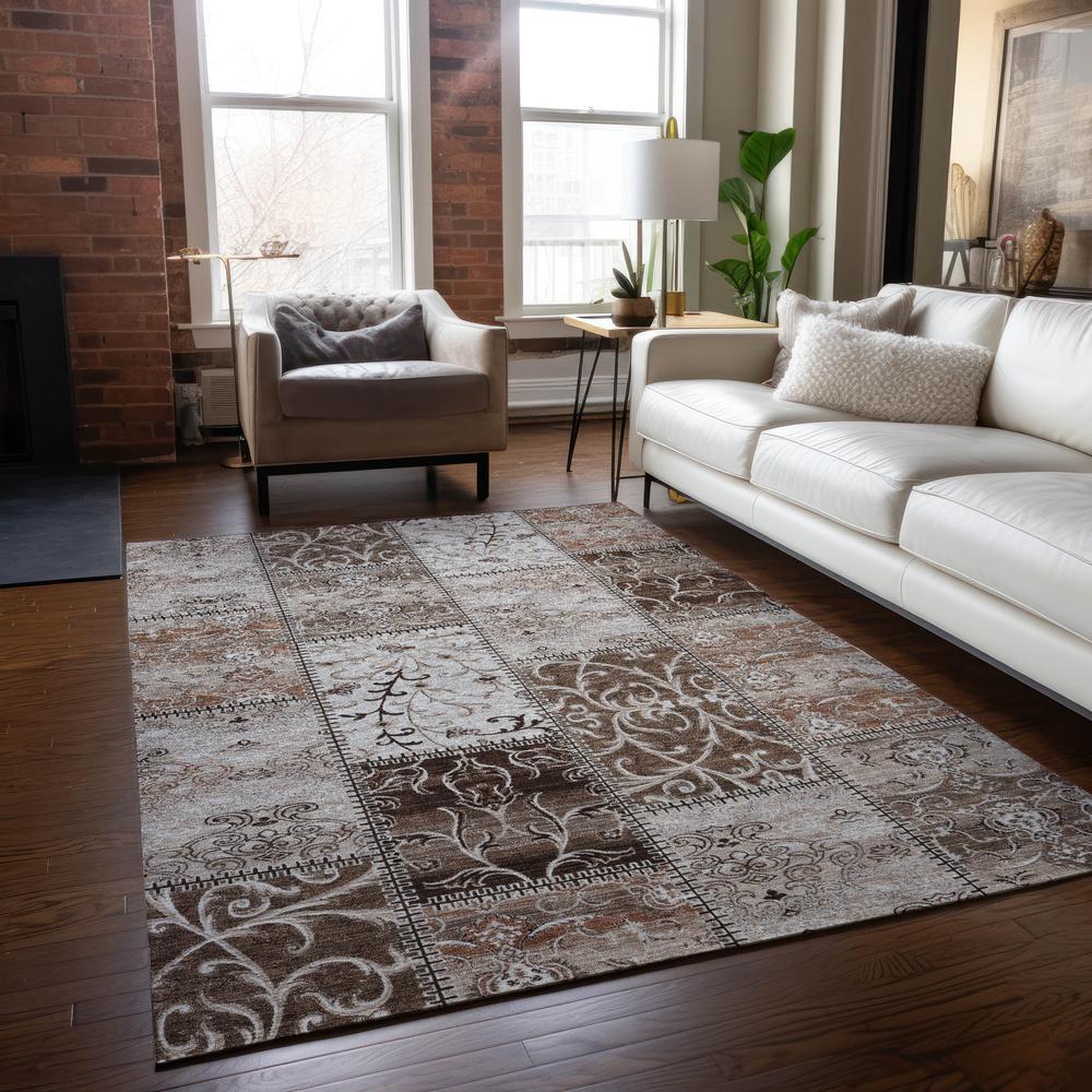 Chantille ACN566 Brown 5' x 7'6" Rug. Picture 7
